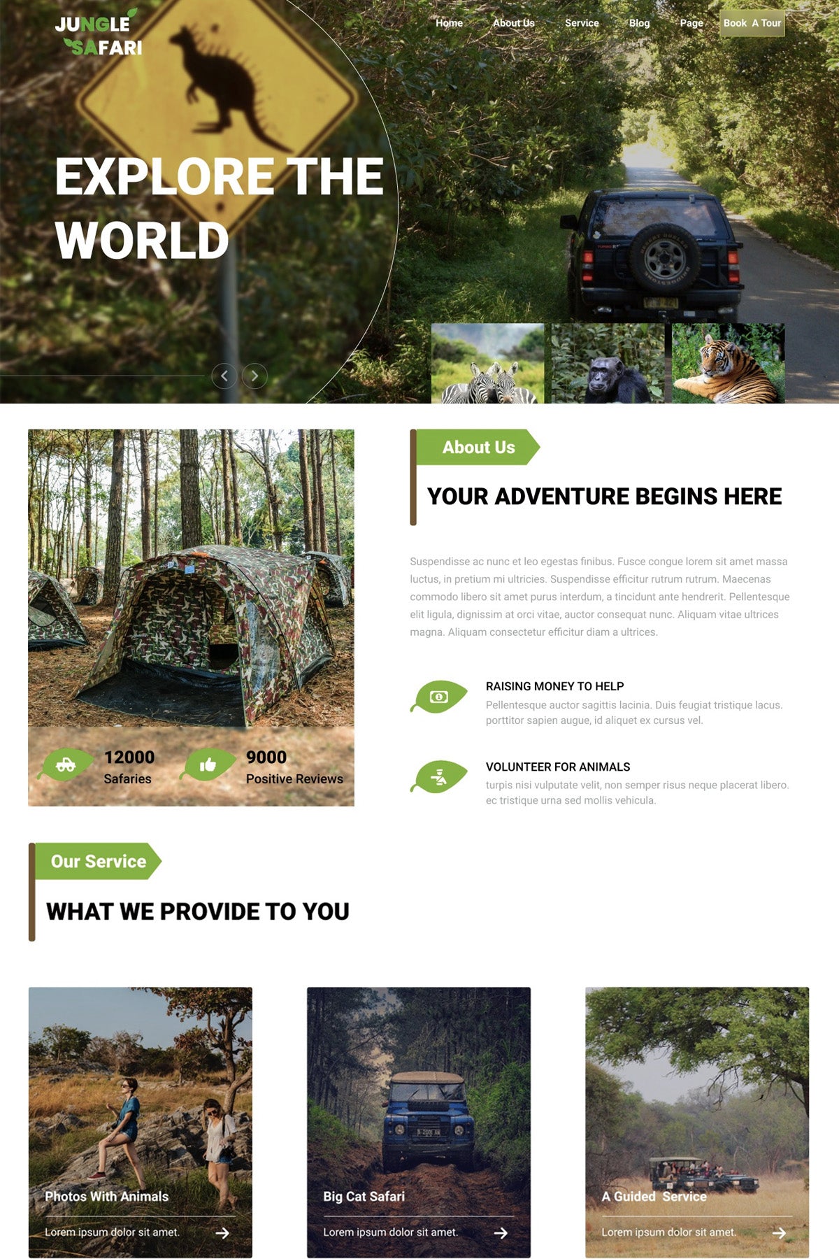 Free Forest WordPress Theme Luzuk