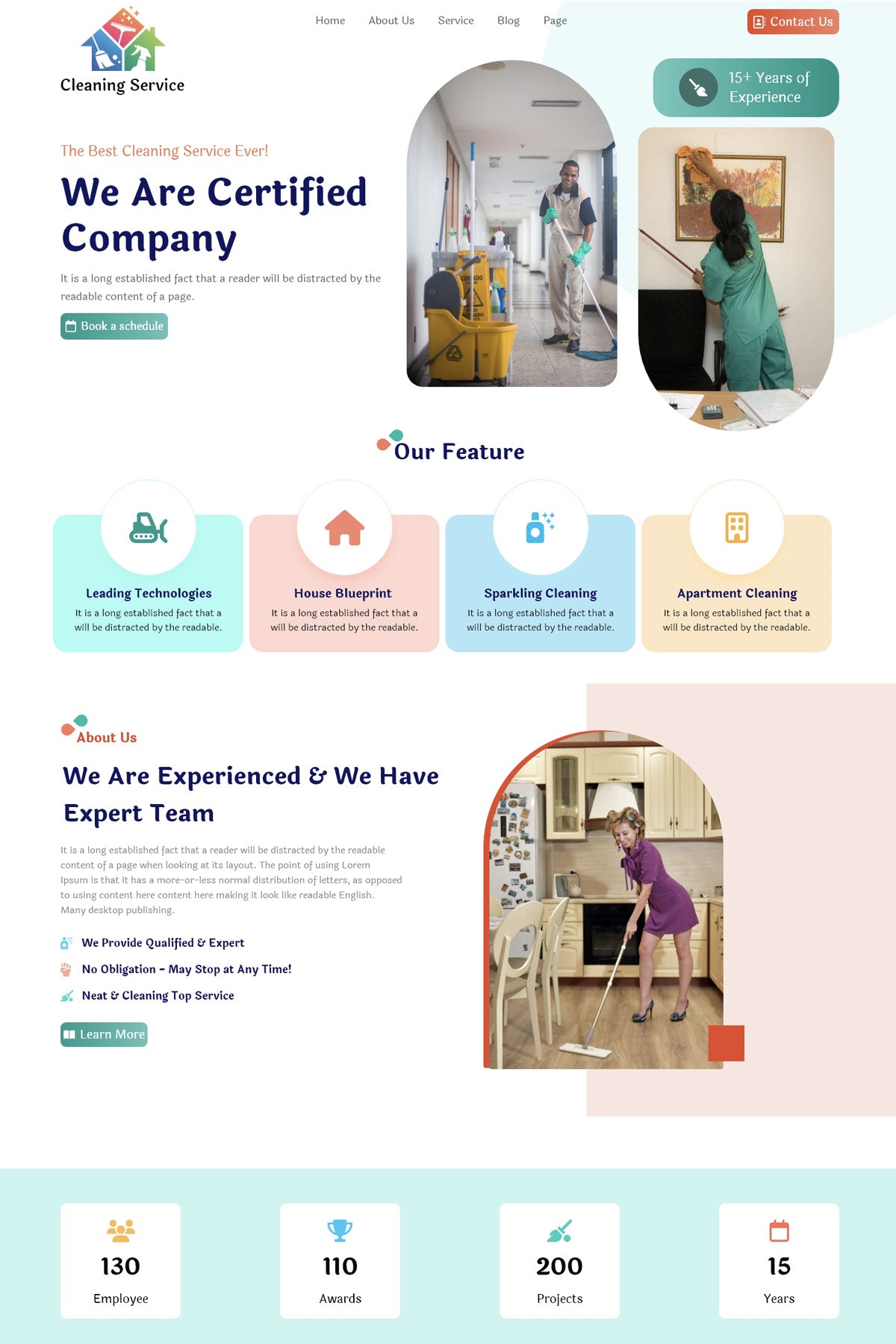 Free Cleaning WordPress Theme