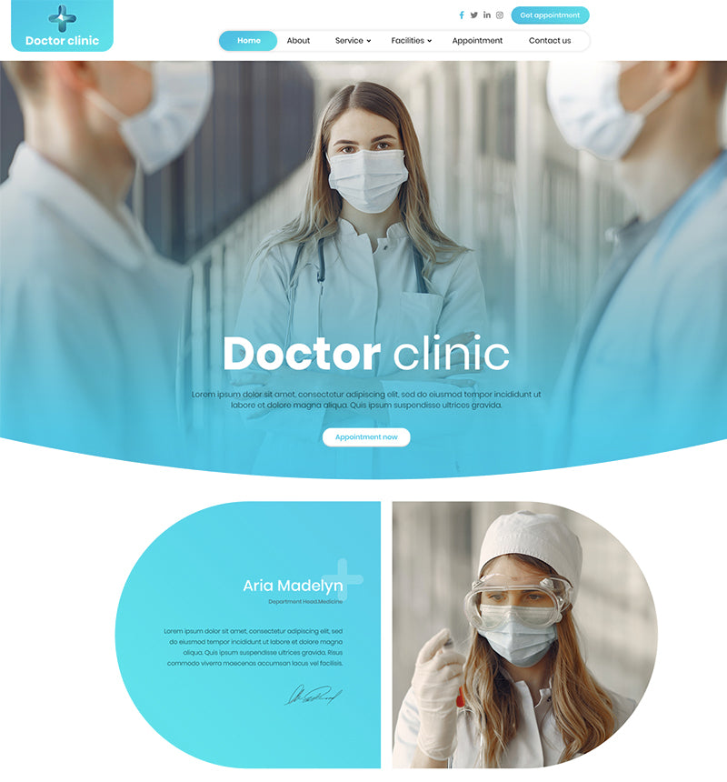 Free Doctor WordPress Theme