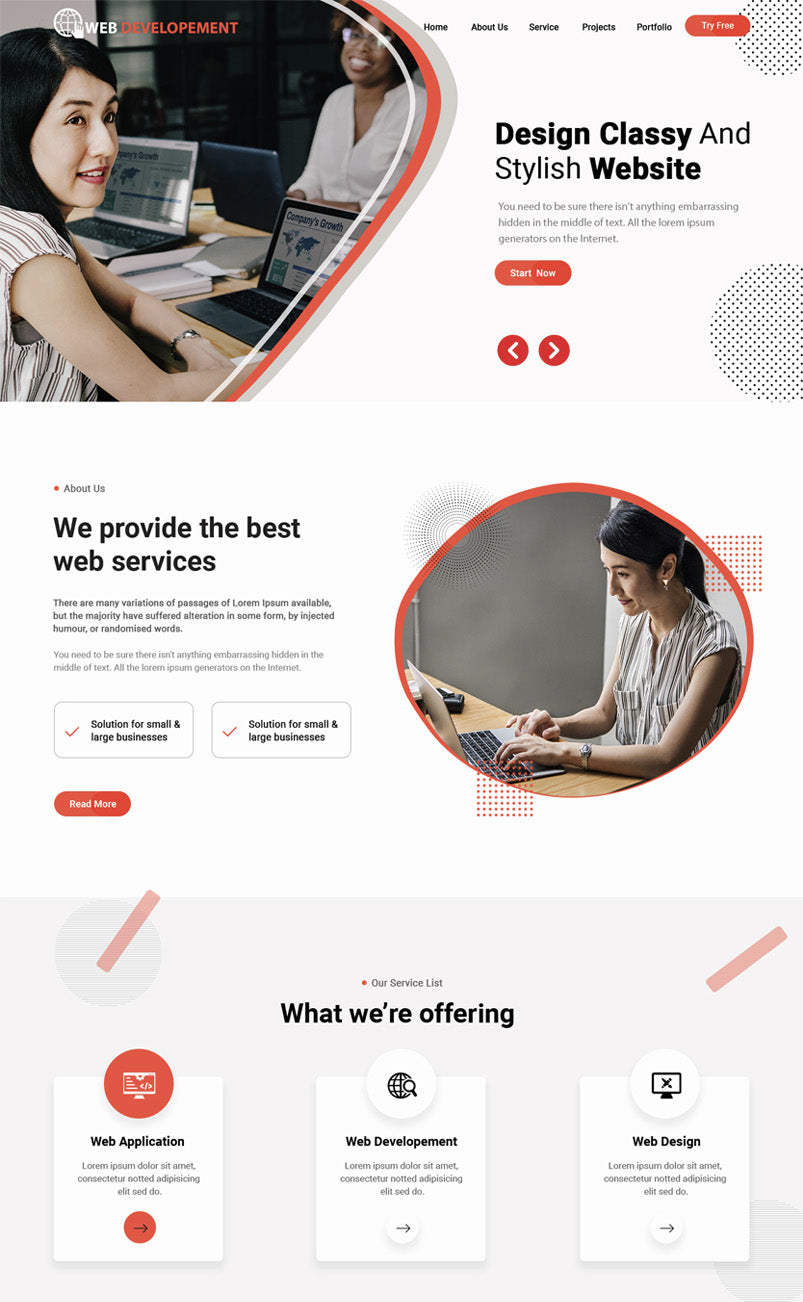 Free Software WordPress Theme