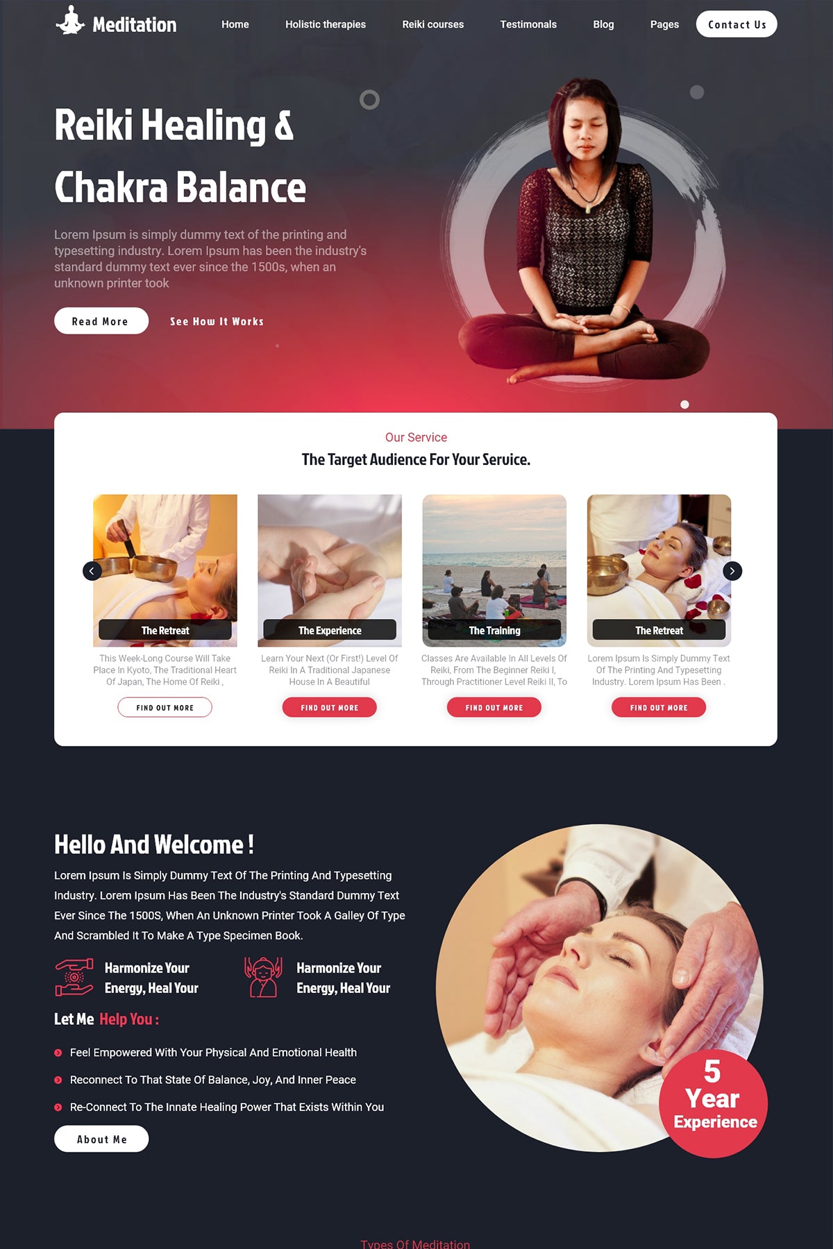 Free Spiritual WordPress Theme