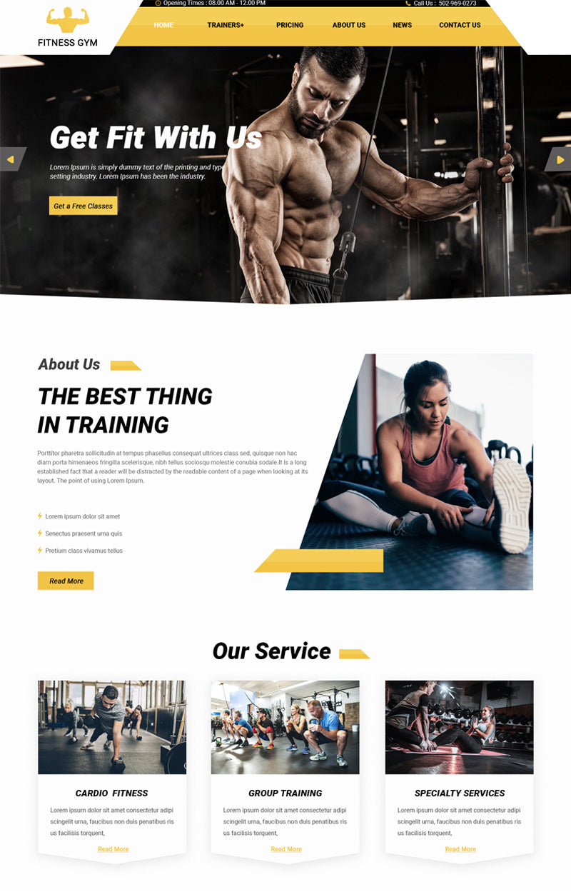 Fitness Wordpress Themes