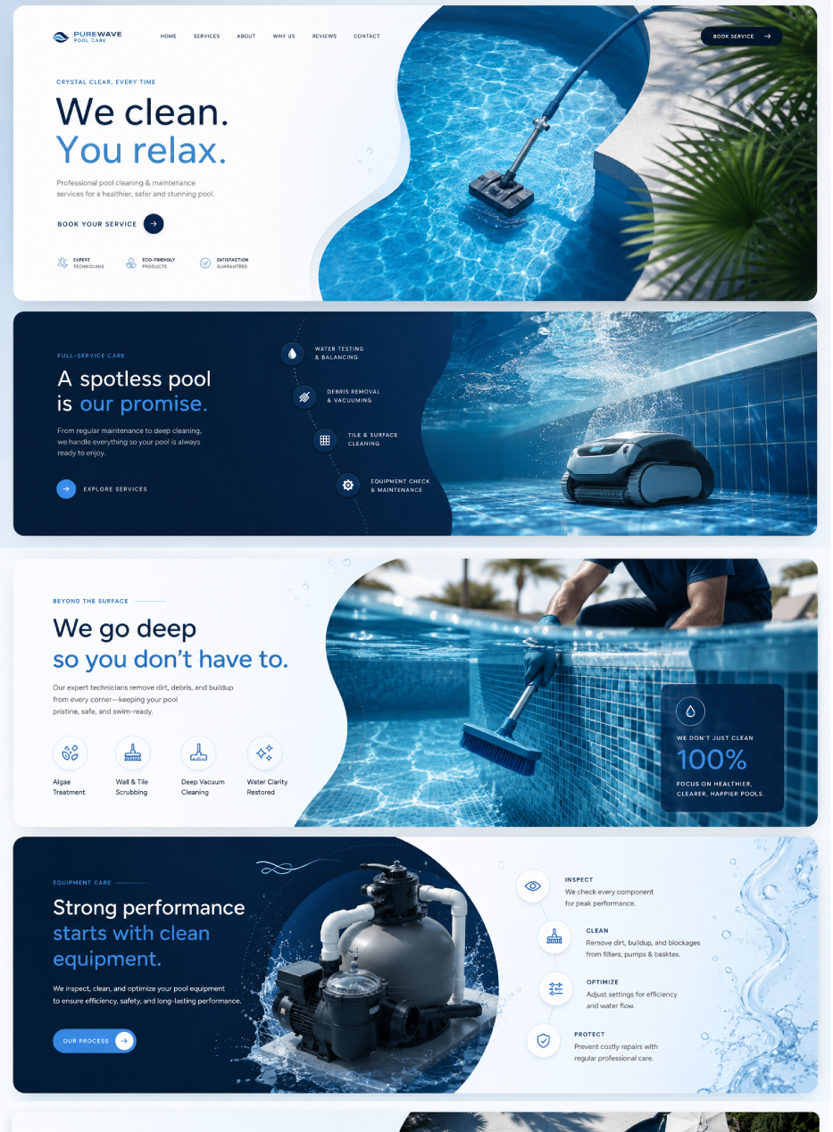 Premium Pool Cleaning WordPress Theme
