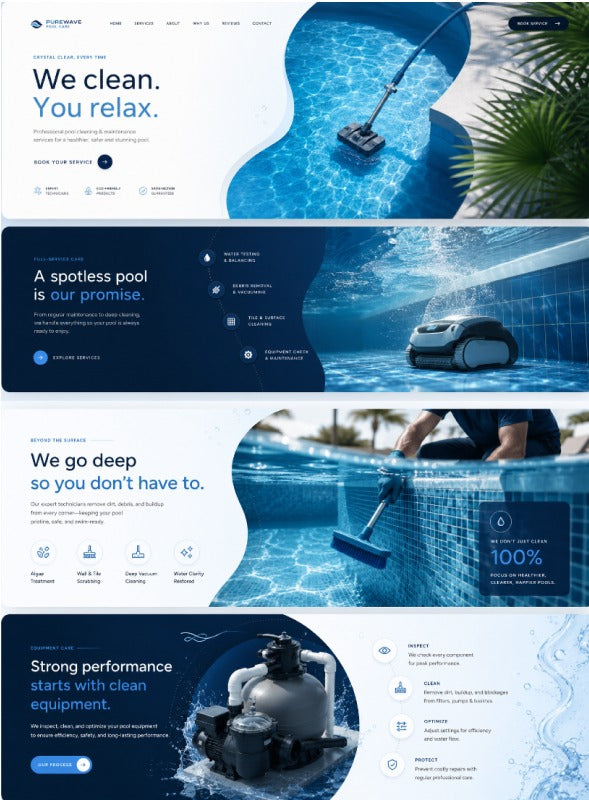 Premium Pool Cleaning WordPress Theme