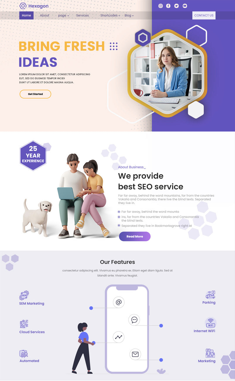 Free WordPress Digital Marketing Theme