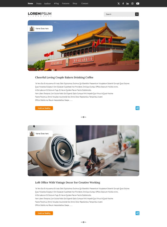 Premium Blog Expert WordPress Theme