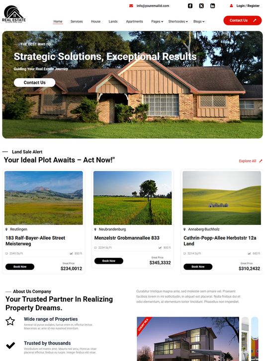 Real Estate WP Theme