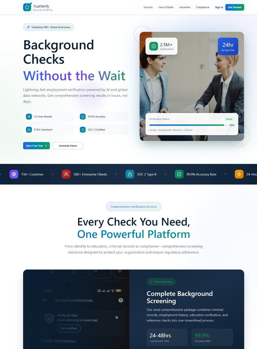 True Check - Premium Verification WordPress Theme