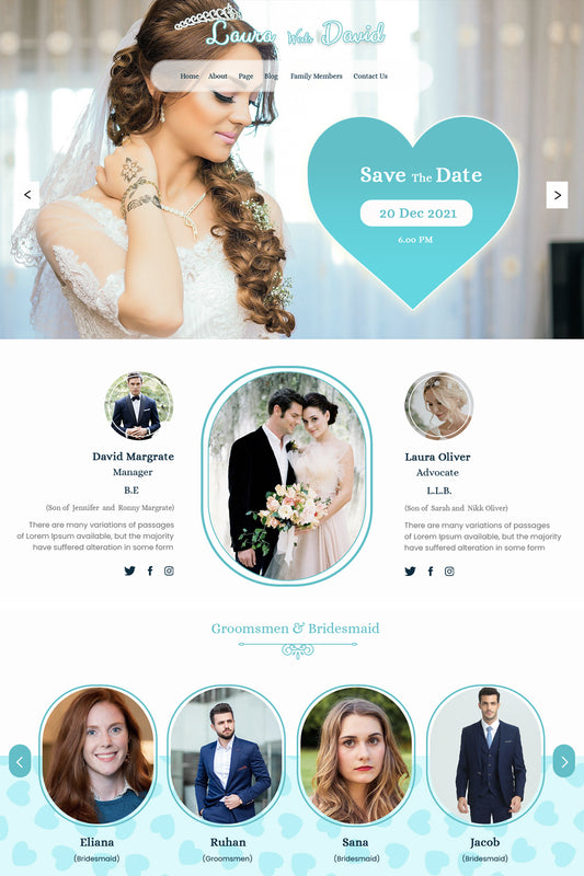Free WordPress Wedding Theme