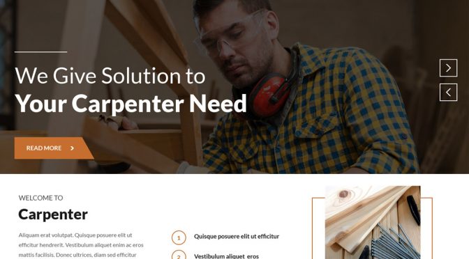 Carpenter Wordpress Theme