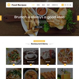 Food Recipe Wordpress Theme