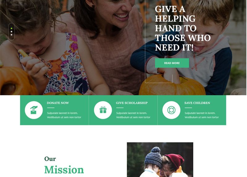 Charity Wordpress Theme