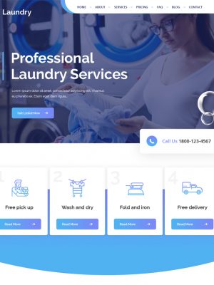 Laundry Wordpress Theme