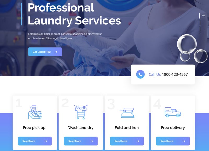 Laundry Wordpress Theme