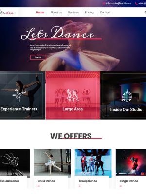 Dance Academy Wordpress Theme
