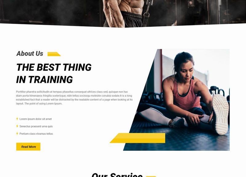 Fitness Club Wordpress Theme