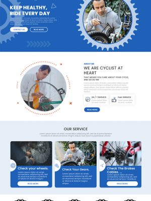 Bicycle Repair Wordpress Theme