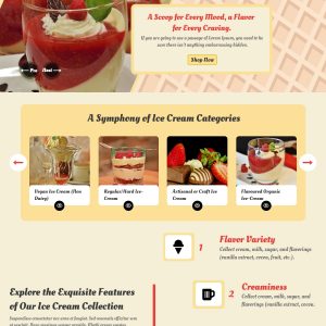 free ice cream wordpress theme