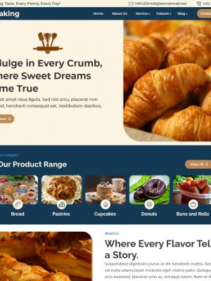 Baker Shop Wordpress Theme
